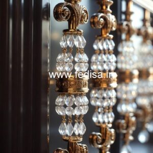 Designer Luxury Crystal Brass Railings CR-4650