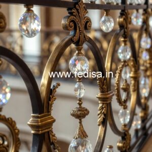 Artistic Home Brass Crystal Railings CR-4655