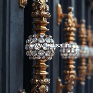 Royal Brass Crystal Interior Railings CR-4668