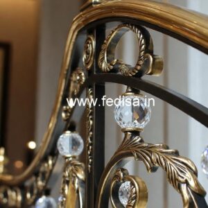 High-End Brass Crystal Railing Concepts CR-4669