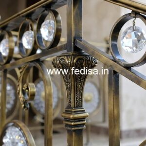 Brass Crystal Railing for Modern Architecture CR-4670