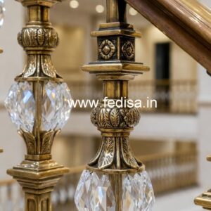 Stylish Brass Crystal Railings for Villas CR-4732