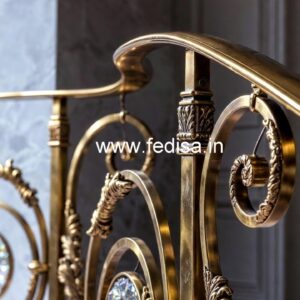 Luxury Brass Crystal Railings for Home Styling CR-4748