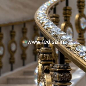 Luxury Brass Crystal Railings for Interior Inspiration CR-4752
