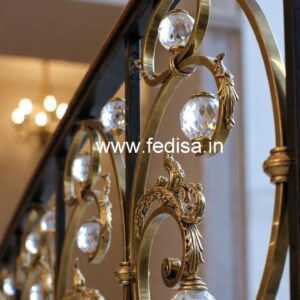 High-End Brass Crystal Railing for Villas CR-4792