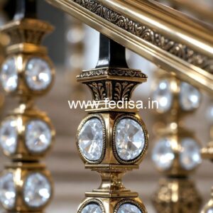 Luxury Brass Crystal Railings for Decor CR-4800