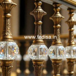Elegant Brass Crystal Staircase Inspiration CR-4816