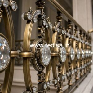 Luxury Brass Crystal Railings for Home Decor CR-4832