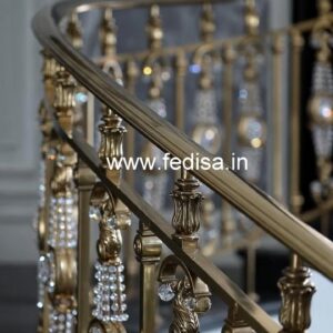 Premium Brass Crystal Railings for Design CR-4860