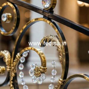 Stunning Brass Crystal Railing Inspiration CR-4872