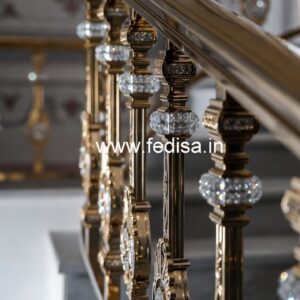 Unique Brass Crystal Railing Concepts CR-4878