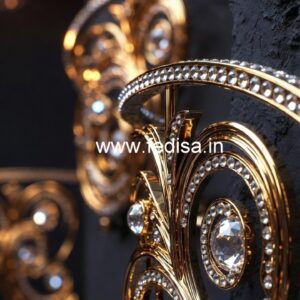 Brass Crystal Railing for Grand Interiors CR-4918