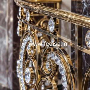 Premium Home Brass Crystal Railings CR-4930