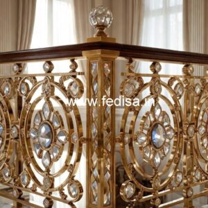 Royal Staircase Brass Crystal Designs CR-4944