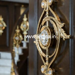 Designer Interior Brass Crystal Railing CR-4946
