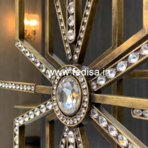 Designer Luxury Crystal Brass Railings CR-4954