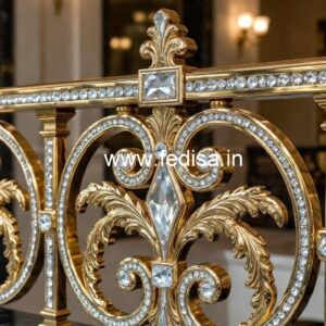 Brass Crystal Railings for Premium Homes CR-4955