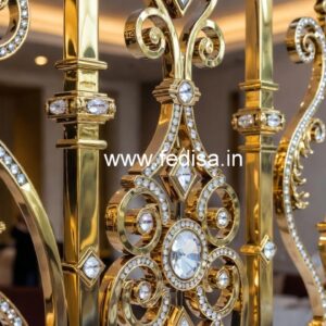 High-End Brass Crystal Railing Concepts CR-4973