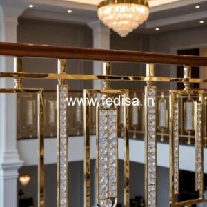Stylish Brass Crystal Railing Inspiration CR-4980