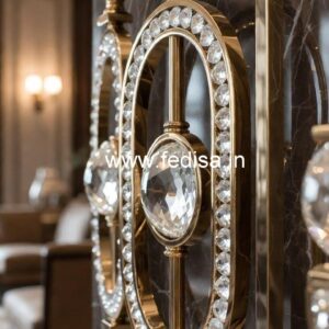 Premium Home Decor Brass Crystal Railings CR-4994