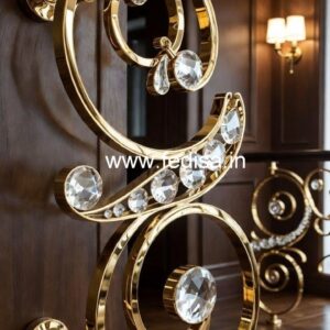 Stylish Brass Crystal Railing Designs CR-5003