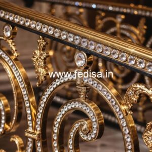 Classic Brass Crystal Railing Inspiration CR-5019