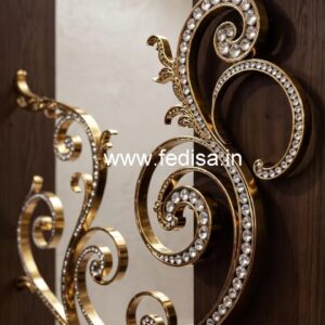 Stylish Brass Crystal Railing for Modern Homes CR-5029