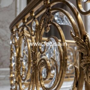 Premium Brass Crystal Railing Trends CR-5030