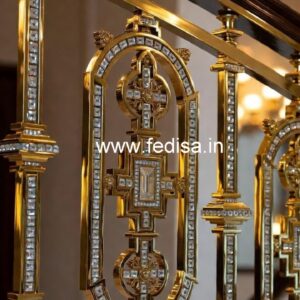 Luxury Brass Crystal Railings for Interior Inspiration CR-5056