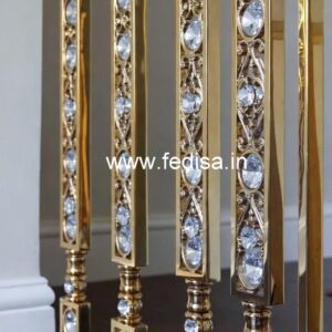 Designer Brass Crystal Railings for Architecture CR-5057