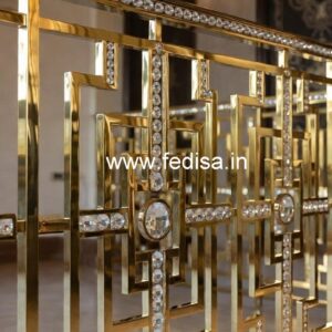 Royal Brass Crystal Stair Railing Inspiration CR-5064