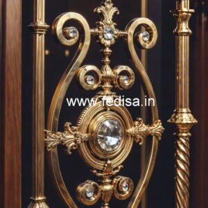 Designer Brass Crystal Staircase Concepts CR-5081