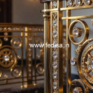 Premium Brass Crystal Staircase Designs CR-5092