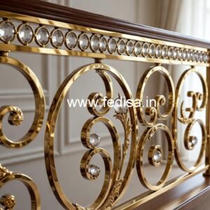 Stylish Brass Crystal Railings for Architecture CR-5100