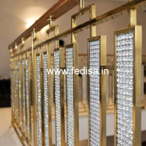 Luxury Brass Crystal Railings for Home Decor CR-5136