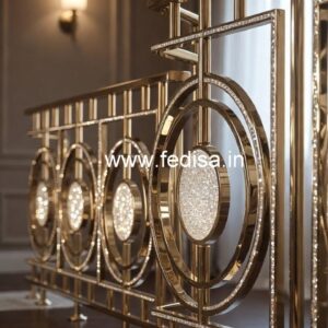 Designer Brass Crystal Railings for Dream Homes CR-5159