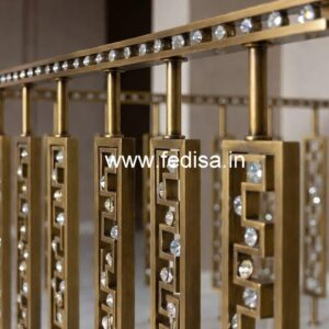 Luxury Brass Crystal Railing Design Ideas CR-5167
