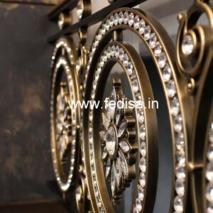 Brass Crystal Railing for Luxury Homes CR-5175