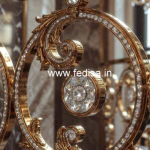 Unique Brass Crystal Railing Concepts CR-5182