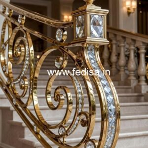 High-End Brass Crystal Railing Styles CR-5185