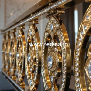 Premium Quality Brass Crystal Railings CR-5193
