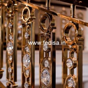 Rich Look Brass Crystal Railings CR-5212