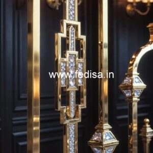 Interior Design Ideas with Brass Crystal Railing CR-5229