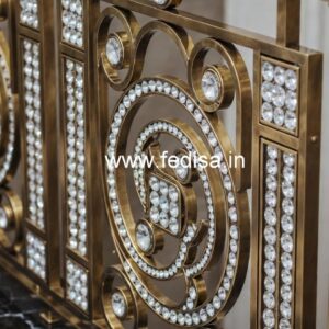 Brass Crystal Railings for Villas CR-5240