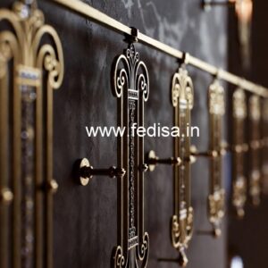 Premium Decorative Brass Crystal Railings CR-5242