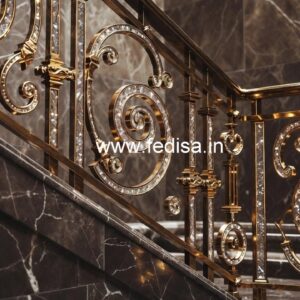 Premium Brass Crystal Railing Concepts CR-5304