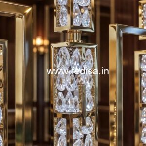 Premium Brass Crystal Railing Trends CR-5334