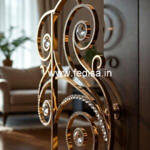 Elegant Brass Crystal Railings for Home Decor CR-5349
