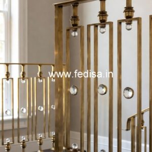 Premium Brass Crystal Railings for Architecture CR-5353