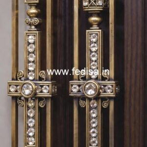 Modern Brass Crystal Railing with LED Lights CR-5381